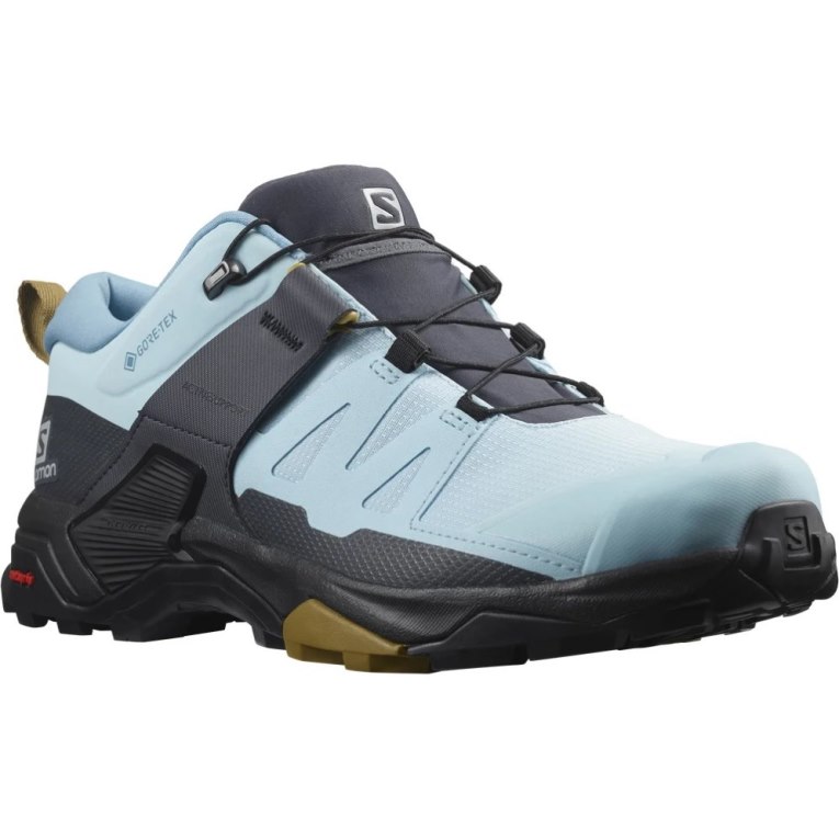 Light Blue / Black Salomon X Ultra 4 GTX Women's Hiking Shoes | PH 08597K